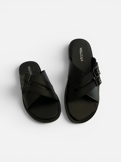 Noir Black Slides